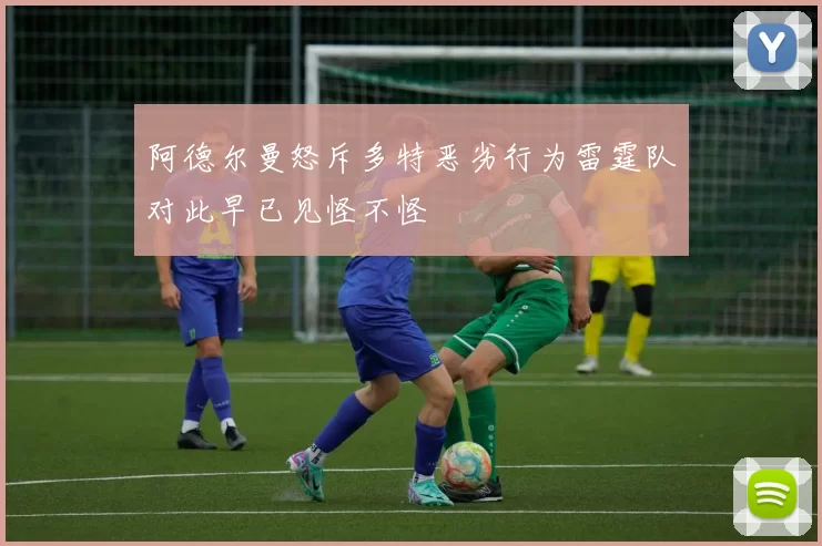 阿德尔曼怒斥多特恶劣行为雷霆队对此早已见怪不怪